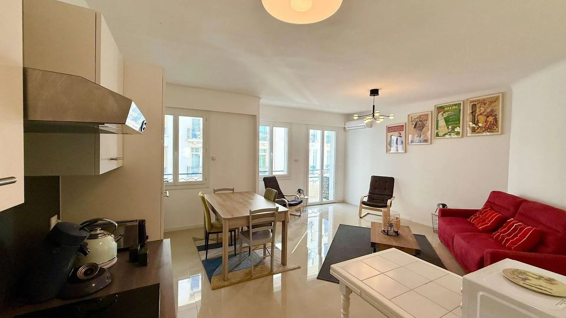C083 Croisette - 1 Chambre - Vue Epoustouflante 戛纳 公寓