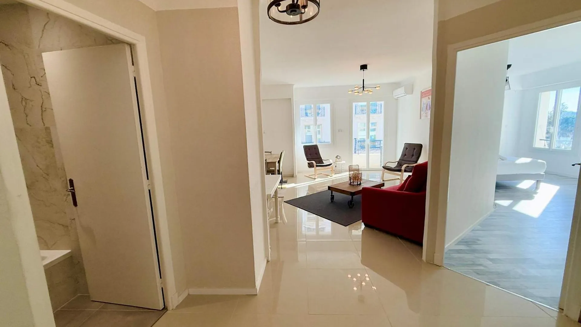 C083 Croisette - 1 Chambre - Vue Epoustouflante 戛纳